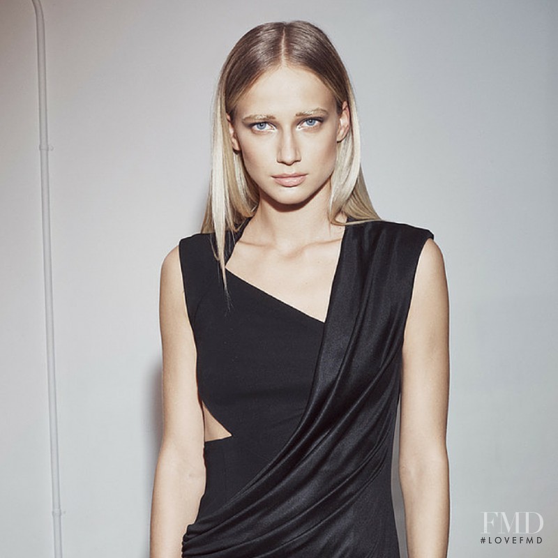Ella Petrushko featured in  the Cushnie Et Ochs fashion show for Pre-Fall 2016