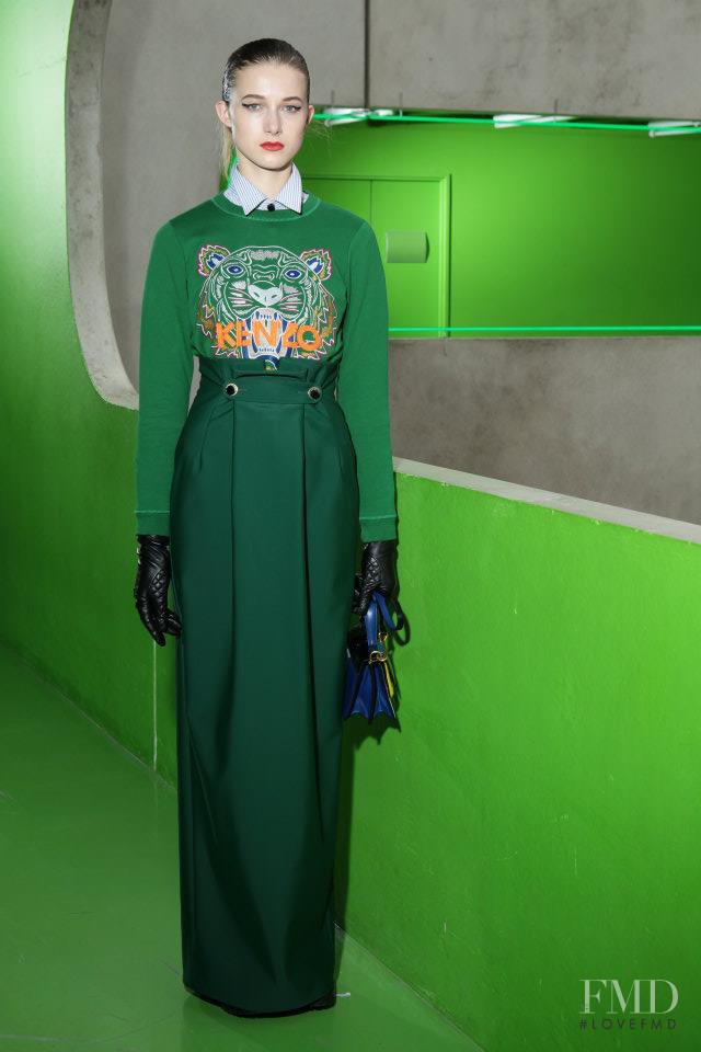 Ewelina Kruszewska featured in  the Kenzo lookbook for Autumn/Winter 2012