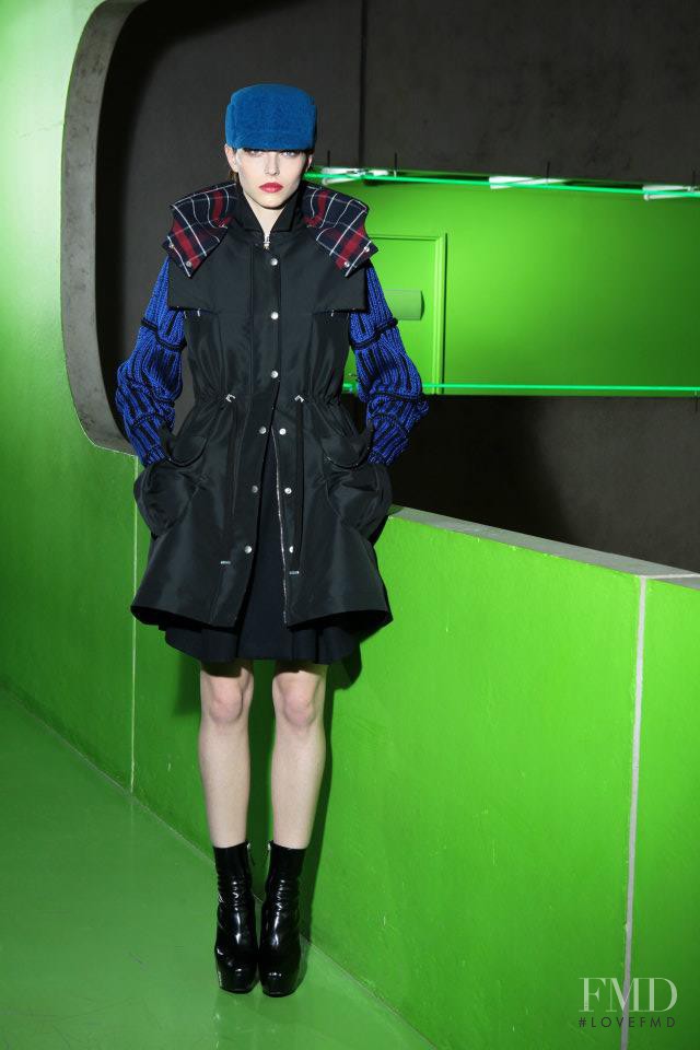 Karlina Caune featured in  the Kenzo lookbook for Autumn/Winter 2012