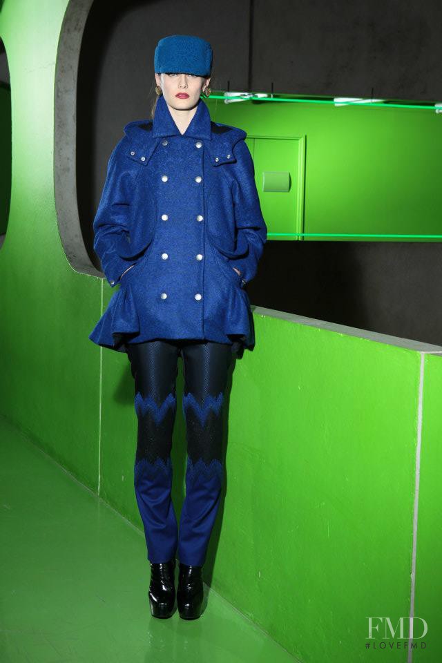 Charlotte Wiggins featured in  the Kenzo lookbook for Autumn/Winter 2012