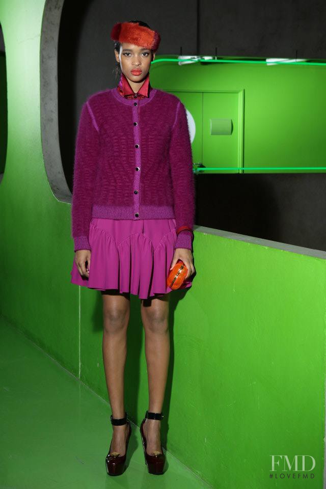 Marihenny Rivera Pasible featured in  the Kenzo lookbook for Autumn/Winter 2012
