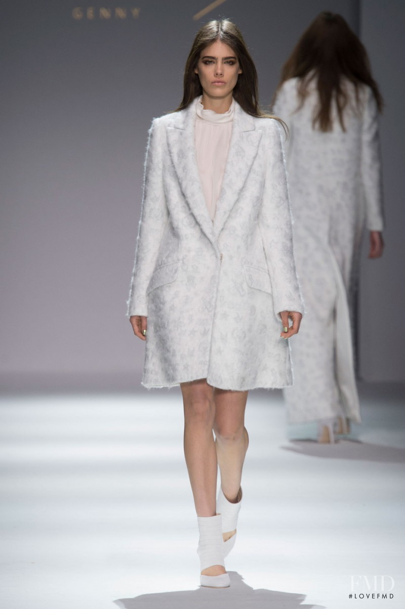 Taja Feistner featured in  the Genny fashion show for Autumn/Winter 2015