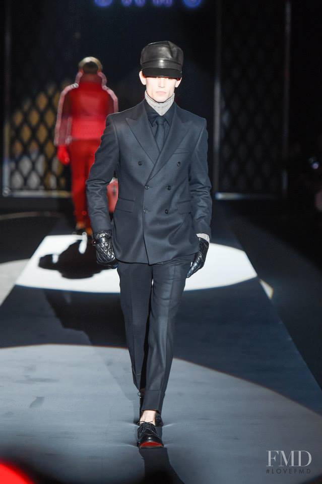 Arthur Gosse featured in  the DAKS fashion show for Autumn/Winter 2015