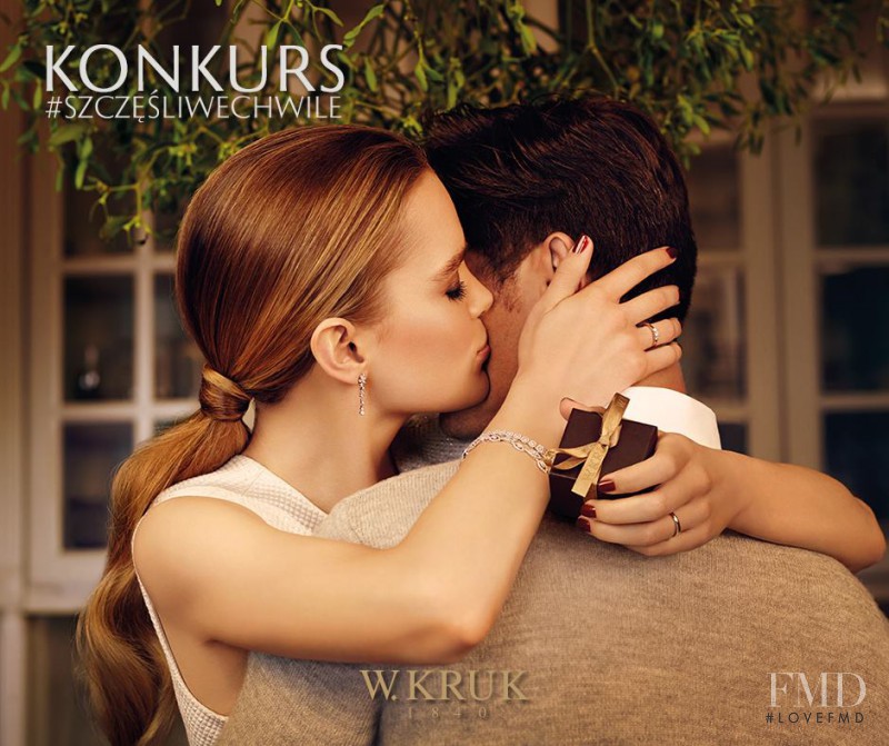 Zosia Nowak featured in  the W. Kruk advertisement for Autumn/Winter 2014