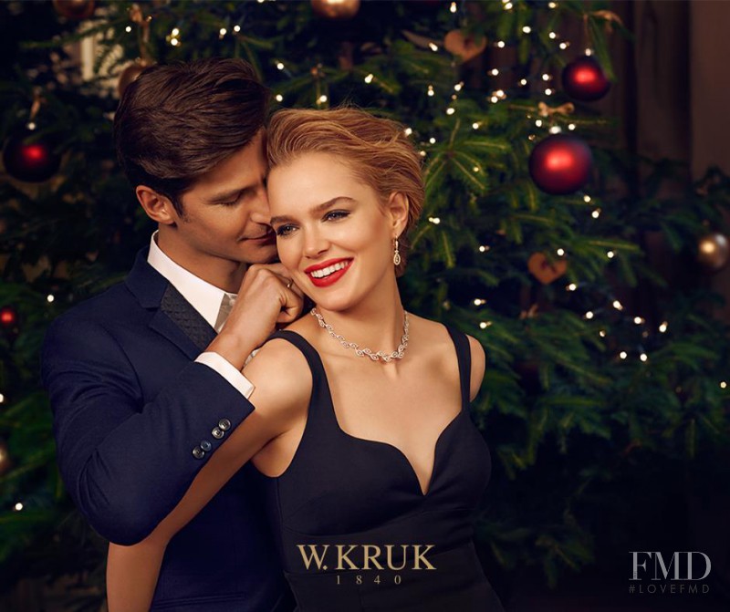 Zosia Nowak featured in  the W. Kruk advertisement for Autumn/Winter 2014