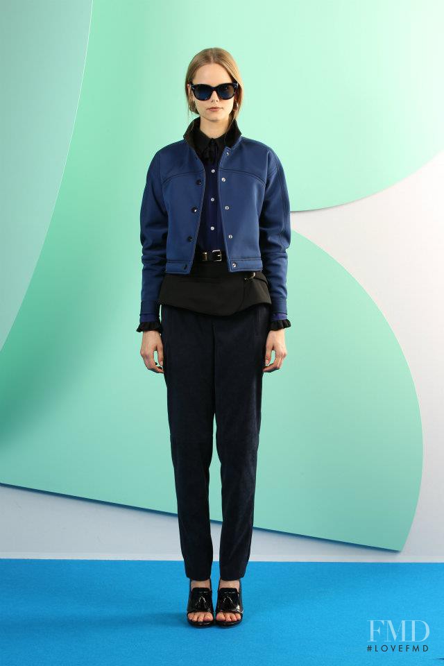 Josefine Nielsen featured in  the Kenzo fashion show for Spring 2012