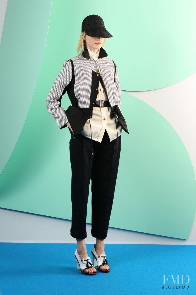 Edythe Hughes featured in  the Kenzo fashion show for Spring 2012