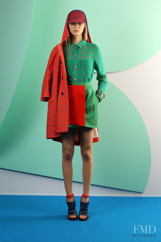 Janice Alida featured in  the Kenzo fashion show for Spring 2012