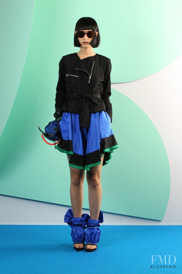 Xu Chao Zhang featured in  the Kenzo fashion show for Spring 2012