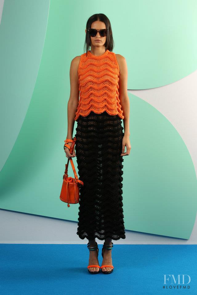 Wanessa Milhomem featured in  the Kenzo fashion show for Spring 2012