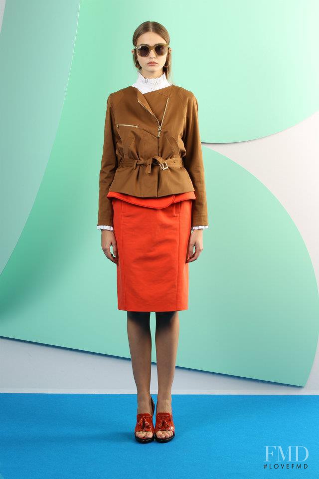 Kristina Romanova featured in  the Kenzo fashion show for Spring 2012