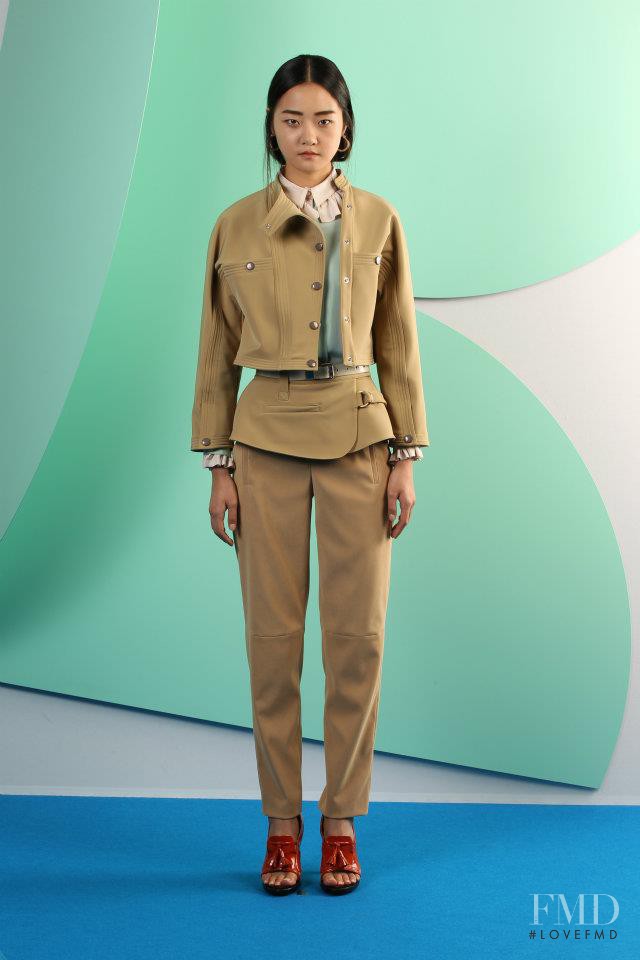 Hyoni Kang featured in  the Kenzo fashion show for Spring 2012