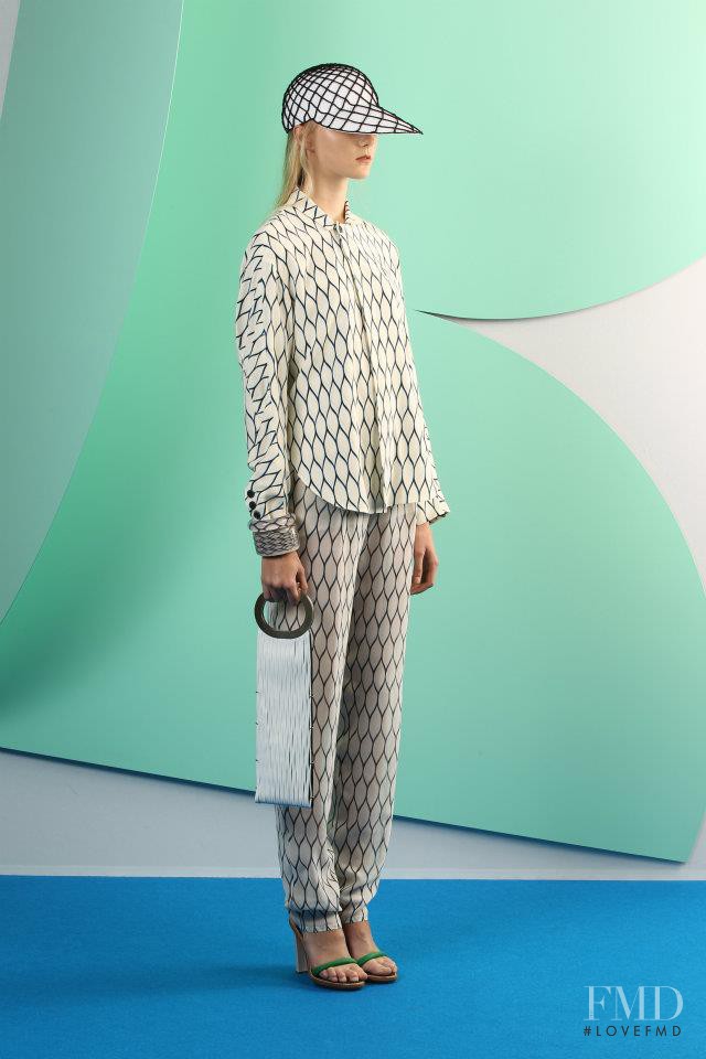 Juliette Fazekas featured in  the Kenzo fashion show for Spring 2012