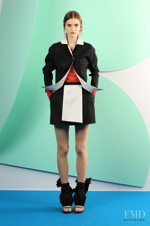 Magdalena Langrova featured in  the Kenzo fashion show for Spring 2012