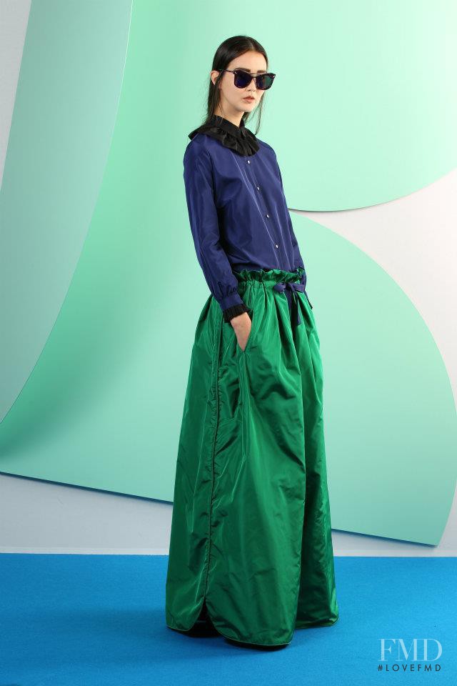 Jennifer Koch featured in  the Kenzo fashion show for Spring 2012