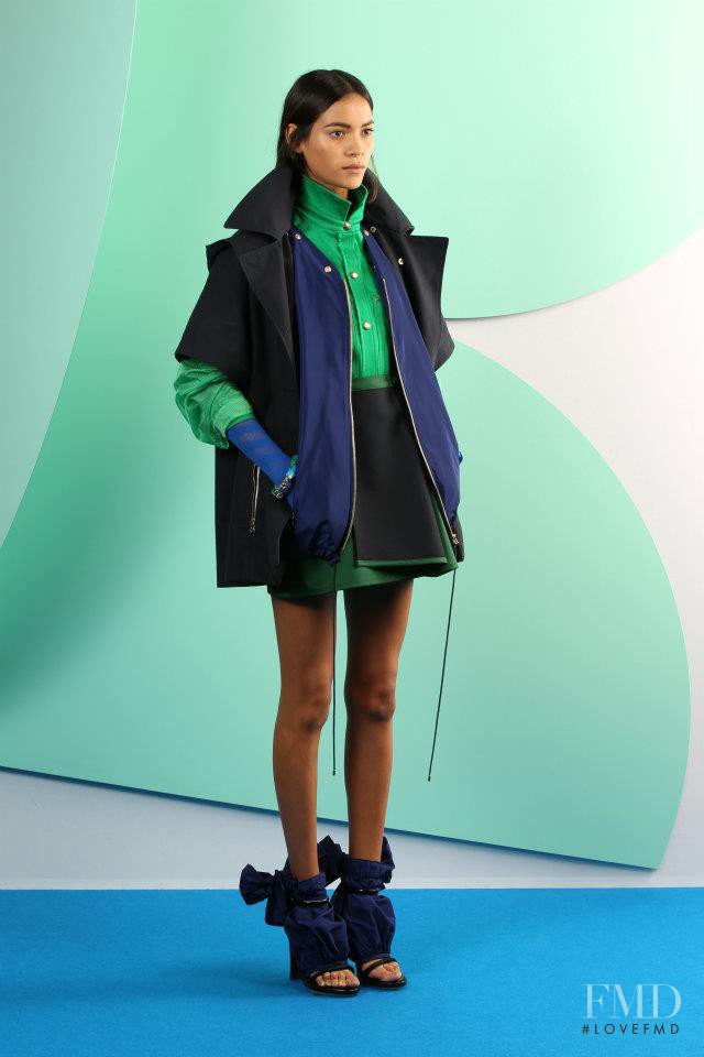 Juana Burga featured in  the Kenzo fashion show for Spring 2012