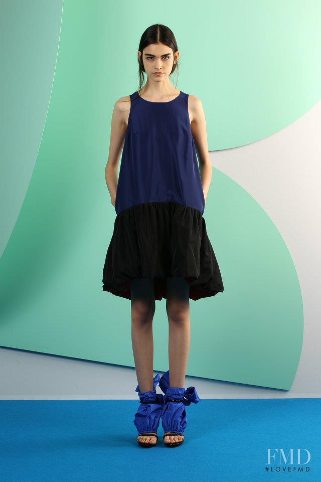 Isabella Melo featured in  the Kenzo fashion show for Spring 2012