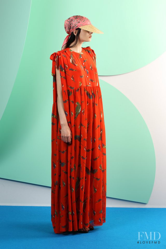 Agne Petkute featured in  the Kenzo fashion show for Spring 2012