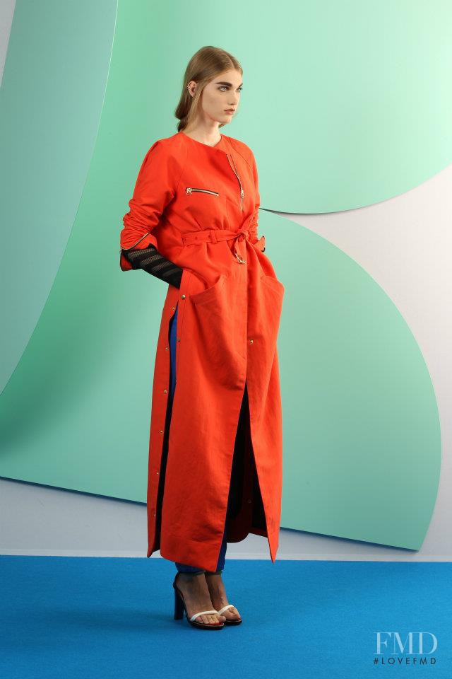 Irina Nikolaeva featured in  the Kenzo fashion show for Spring 2012
