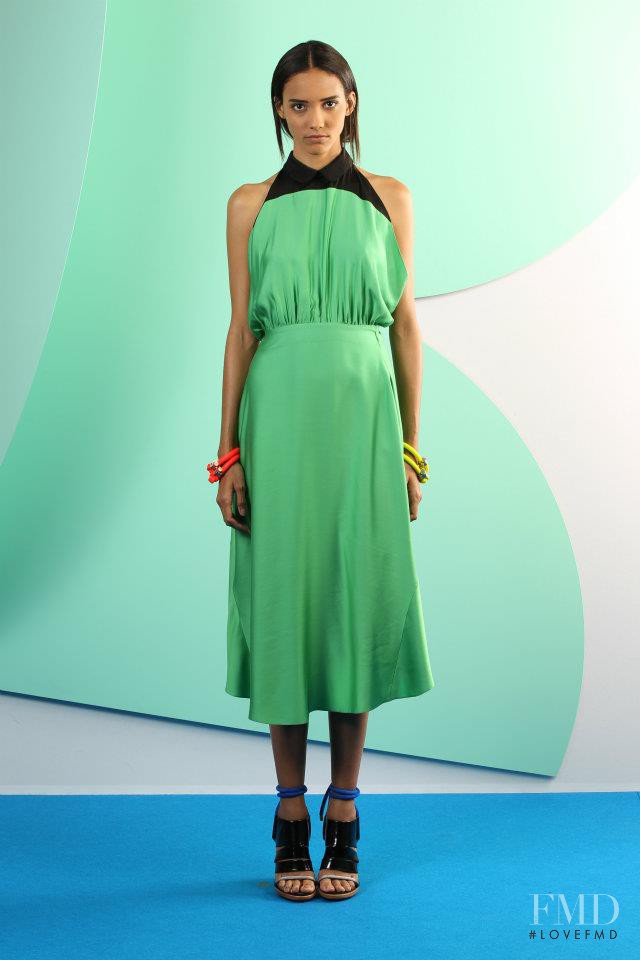 Cora Emmanuel featured in  the Kenzo fashion show for Spring 2012