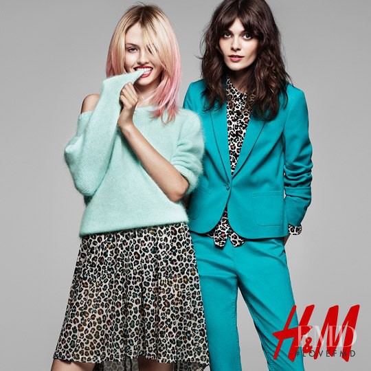 Charlotte Free featured in  the H&M advertisement for Spring/Summer 2013