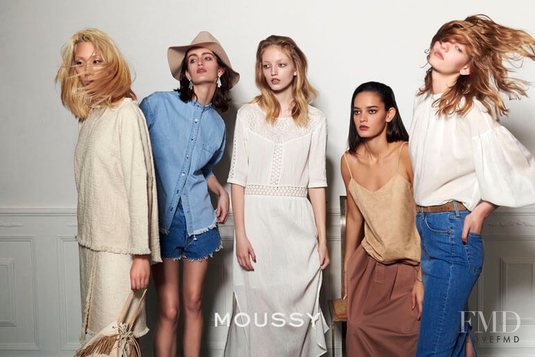 Wanessa Milhomem featured in  the Moussy advertisement for Spring/Summer 2016