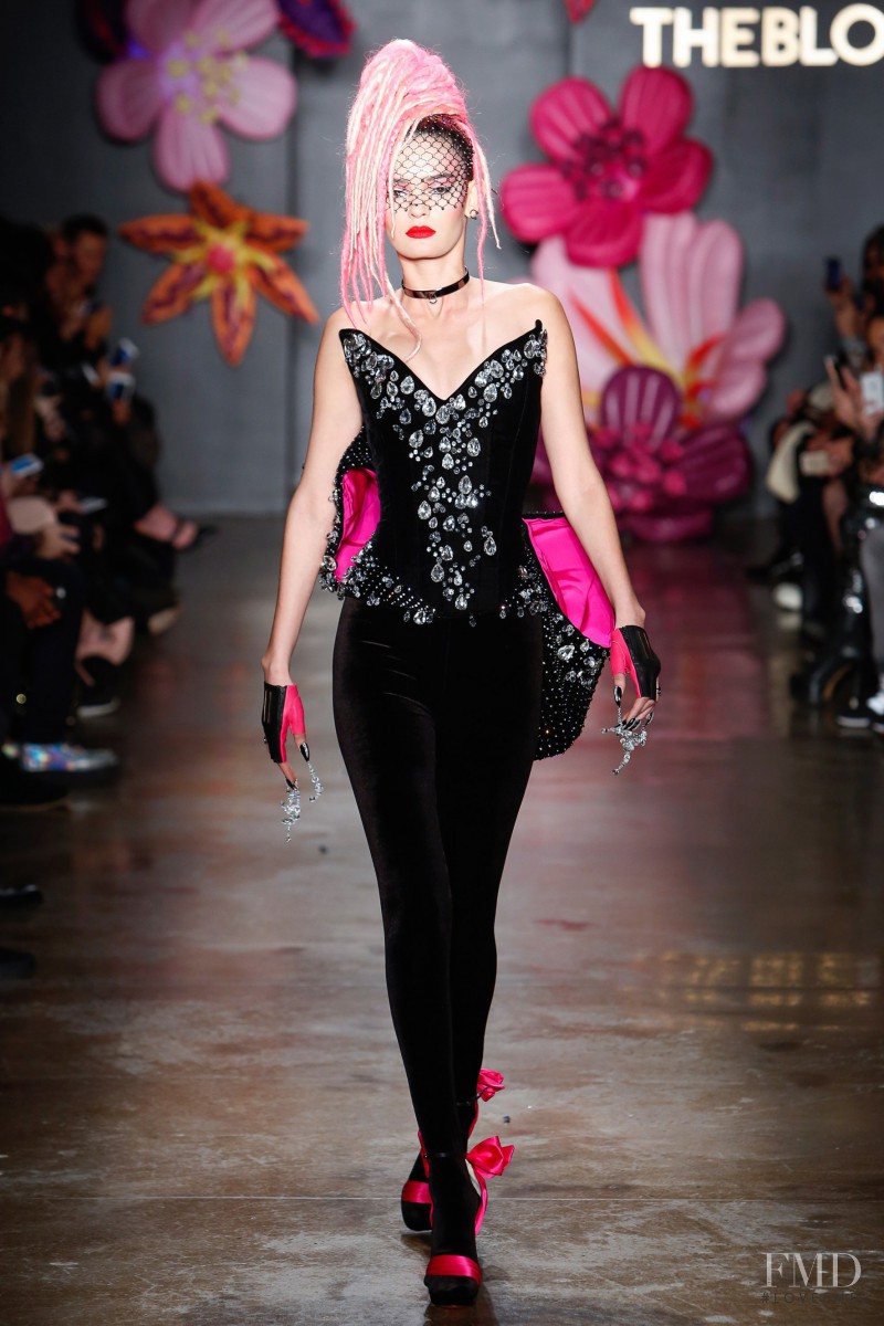 Wanessa Milhomem featured in  the The Blonds fashion show for Autumn/Winter 2016
