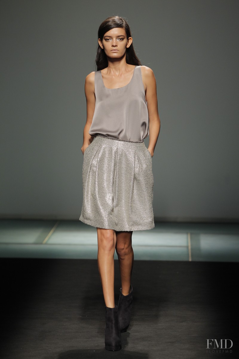 Wanessa Milhomem featured in  the Justicia Ruano fashion show for Autumn/Winter 2013