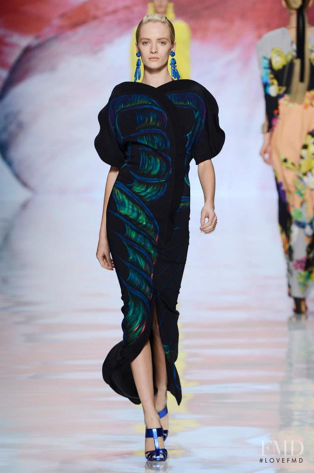 Daria Strokous featured in  the Etro fashion show for Spring/Summer 2013