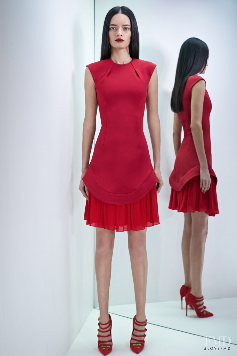 Wanessa Milhomem featured in  the Cushnie Et Ochs fashion show for Pre-Fall 2015