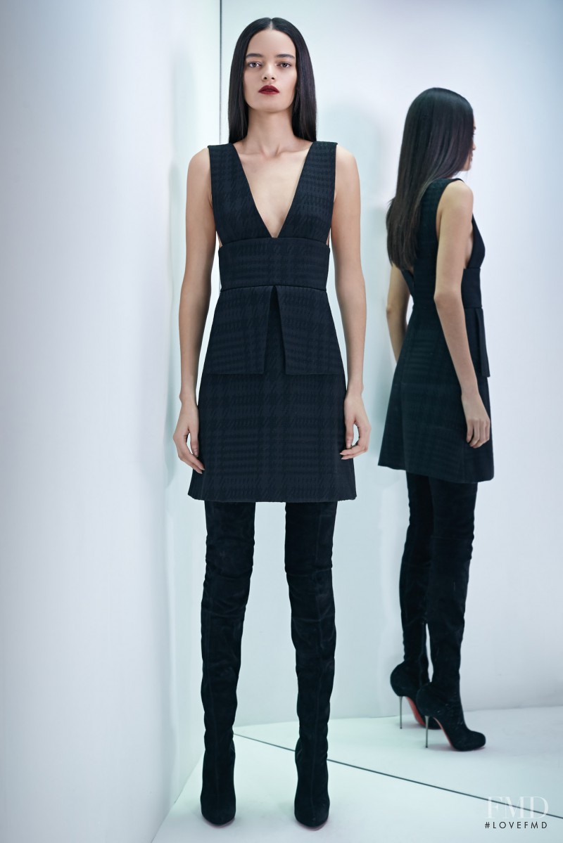 Wanessa Milhomem featured in  the Cushnie Et Ochs fashion show for Pre-Fall 2015