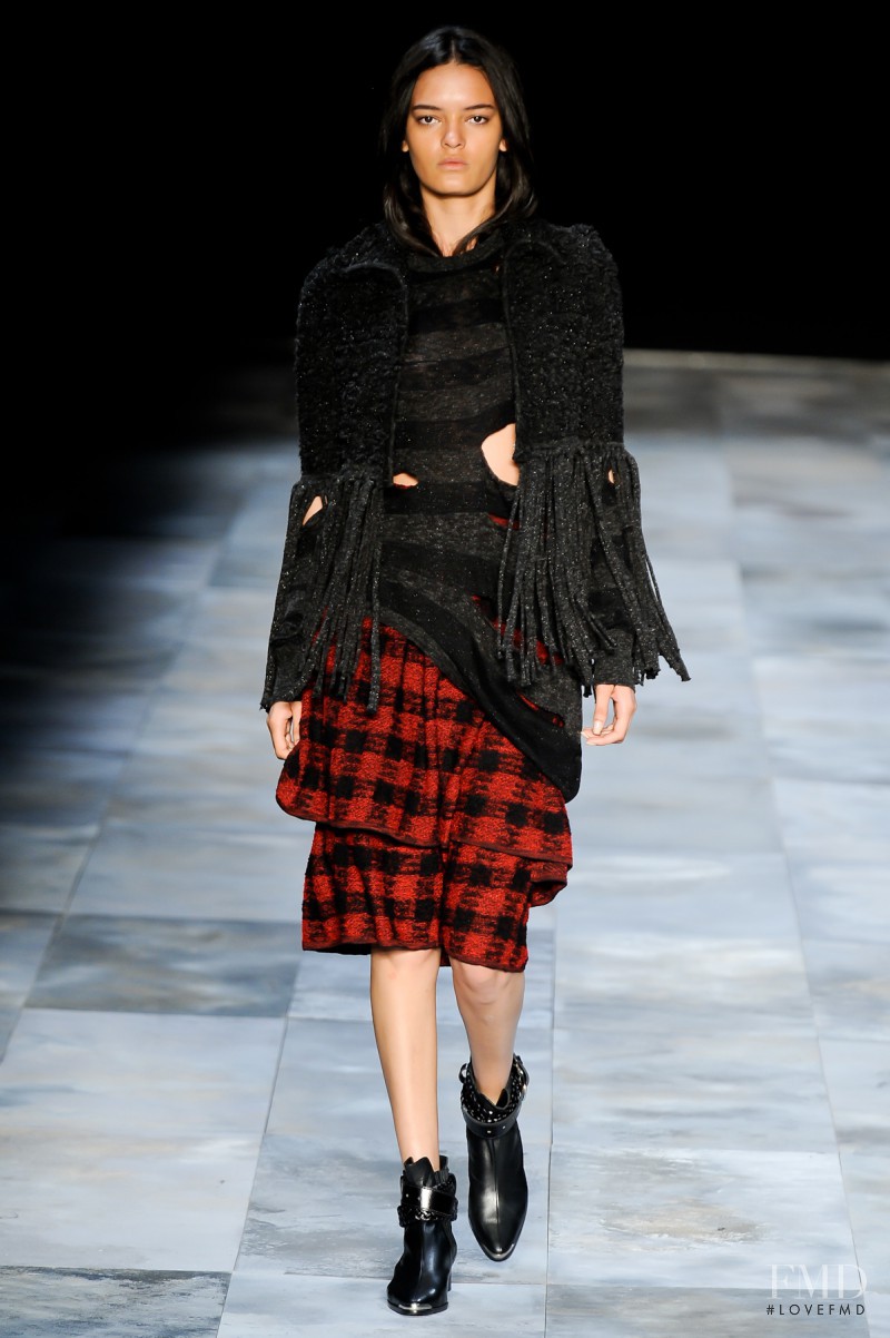 Wanessa Milhomem featured in  the Coven fashion show for Autumn/Winter 2011