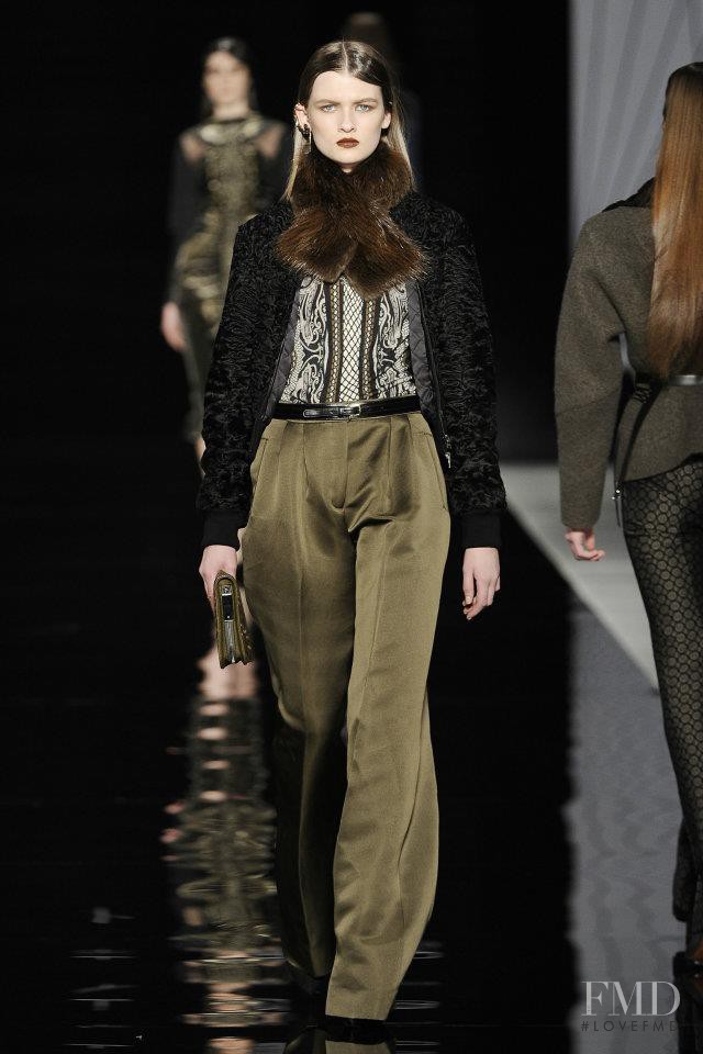 Lara Mullen featured in  the Etro fashion show for Autumn/Winter 2012