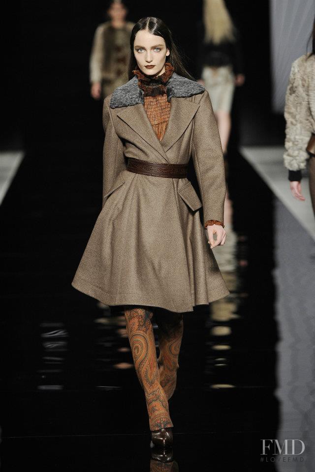 Zuzanna Bijoch featured in  the Etro fashion show for Autumn/Winter 2012