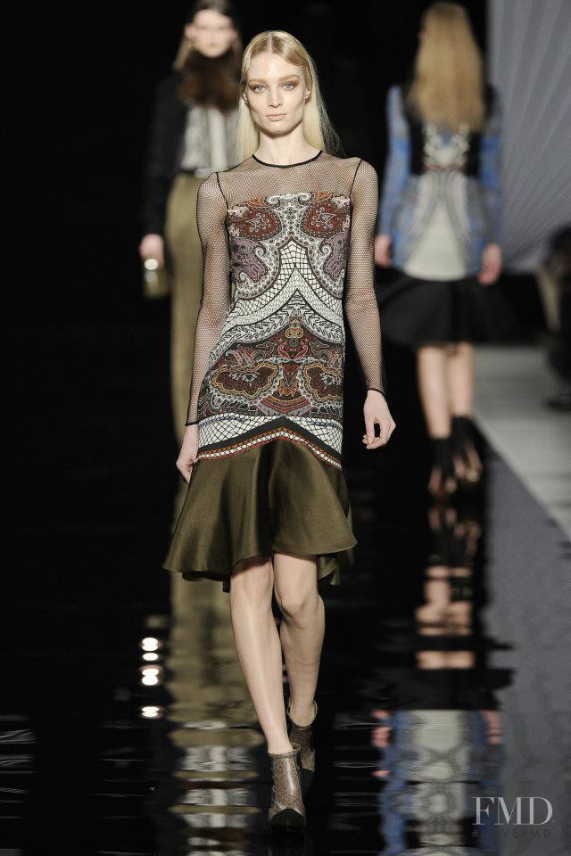 Melissa Tammerijn featured in  the Etro fashion show for Autumn/Winter 2012