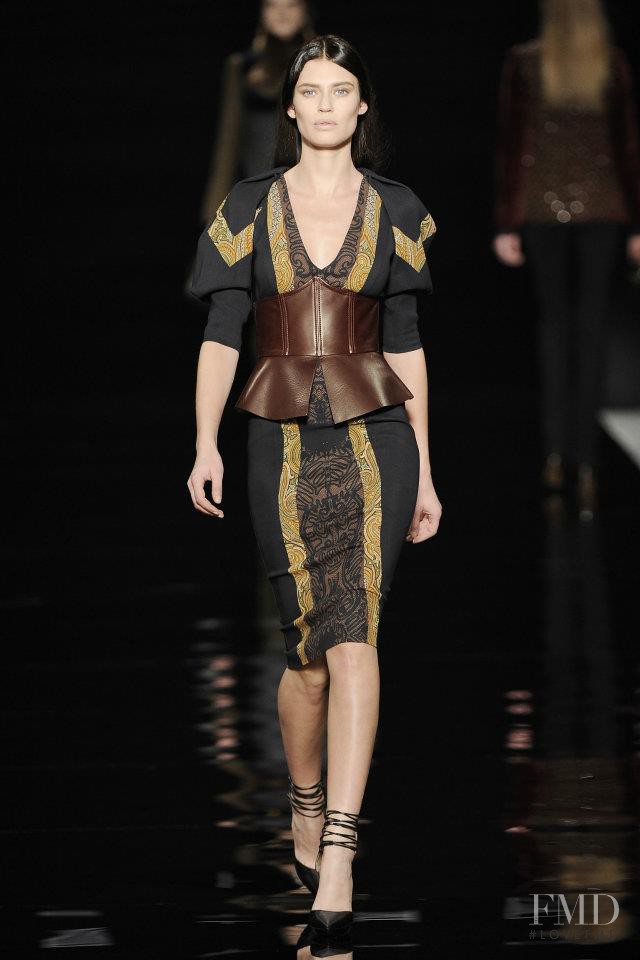 Bianca Balti featured in  the Etro fashion show for Autumn/Winter 2012