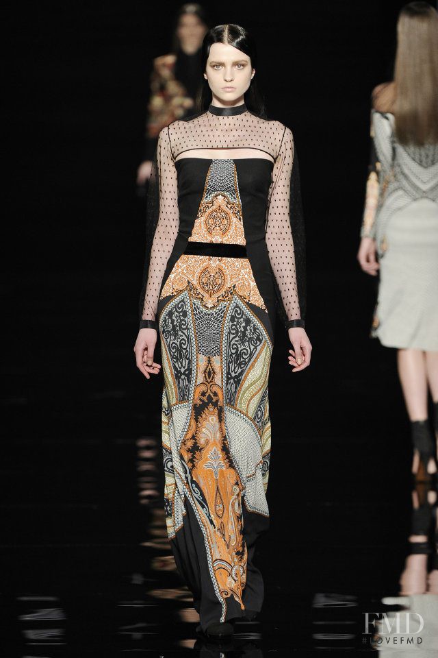 Agne Petkute featured in  the Etro fashion show for Autumn/Winter 2012