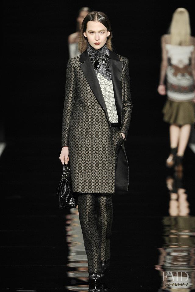 Vilma Putriute featured in  the Etro fashion show for Autumn/Winter 2012