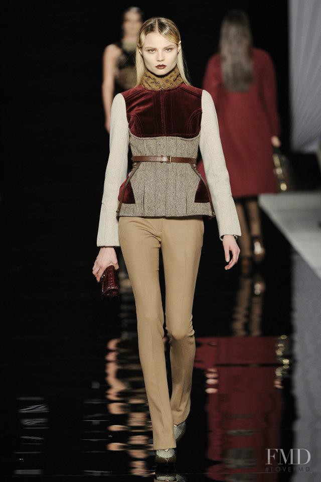 Magdalena Frackowiak featured in  the Etro fashion show for Autumn/Winter 2012