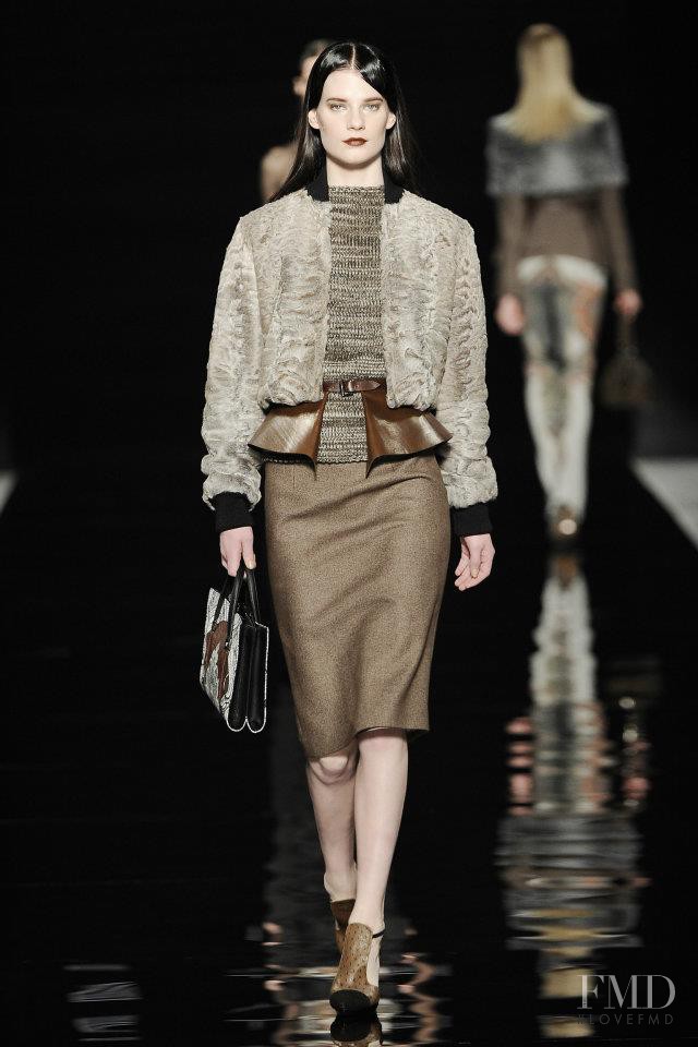 Querelle Jansen featured in  the Etro fashion show for Autumn/Winter 2012