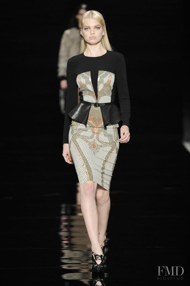Daphne Groeneveld featured in  the Etro fashion show for Autumn/Winter 2012