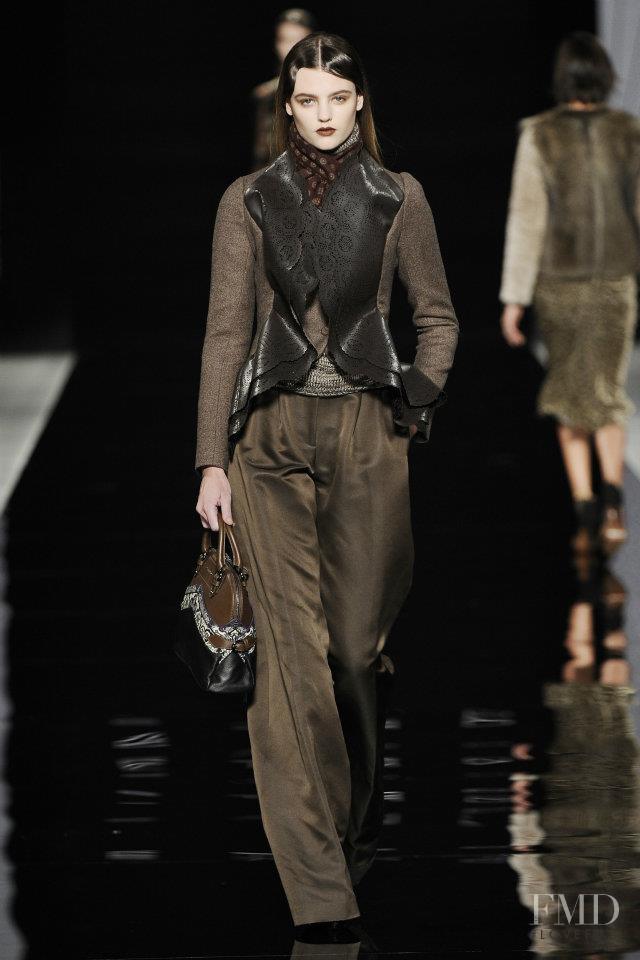 Montana Cox featured in  the Etro fashion show for Autumn/Winter 2012