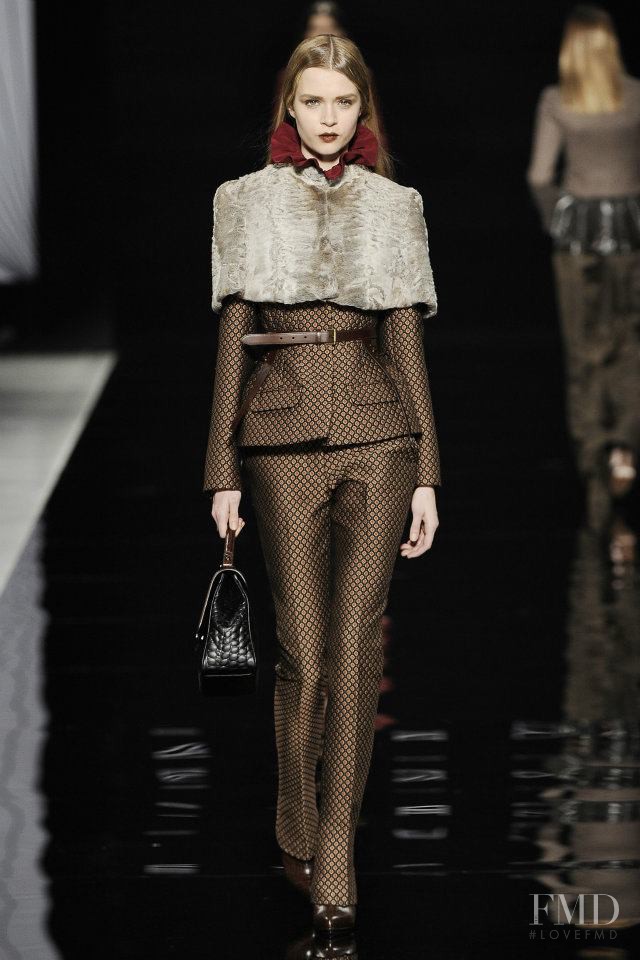 Josephine Skriver featured in  the Etro fashion show for Autumn/Winter 2012