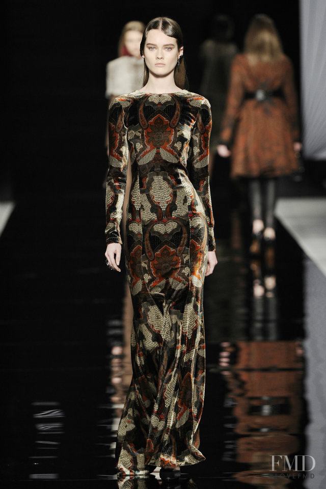 Monika Jagaciak featured in  the Etro fashion show for Autumn/Winter 2012