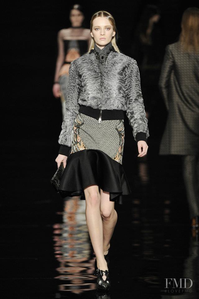 Daria Strokous featured in  the Etro fashion show for Autumn/Winter 2012
