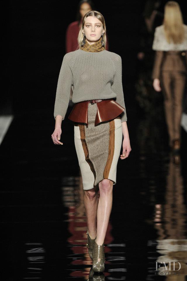 Sigrid Agren featured in  the Etro fashion show for Autumn/Winter 2012