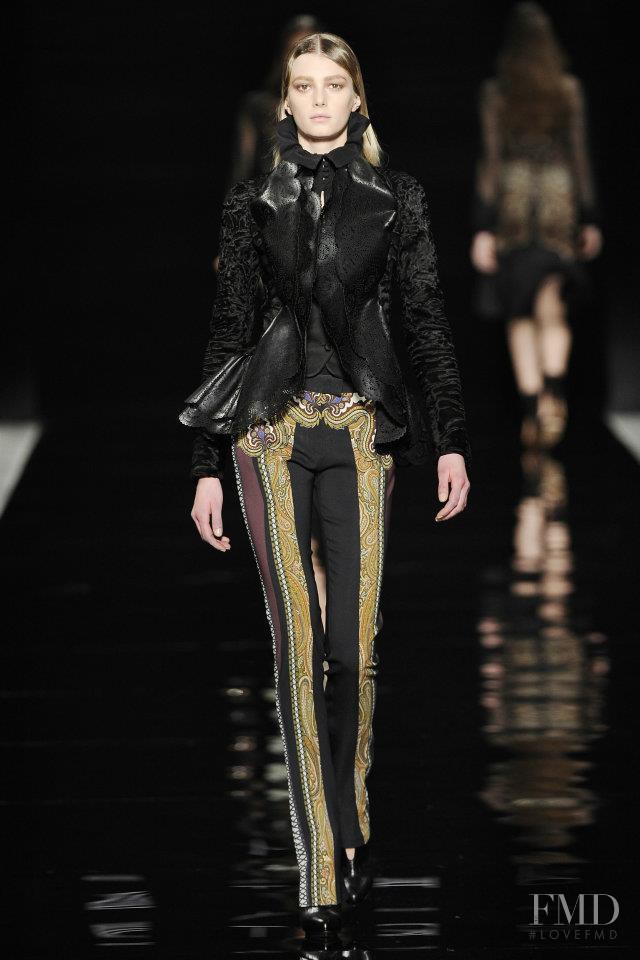 Sigrid Agren featured in  the Etro fashion show for Autumn/Winter 2012