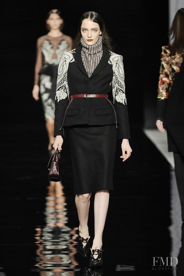 Zuzanna Bijoch featured in  the Etro fashion show for Autumn/Winter 2012