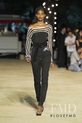 Melodie Monrose featured in  the Desigual fashion show for Spring/Summer 2013