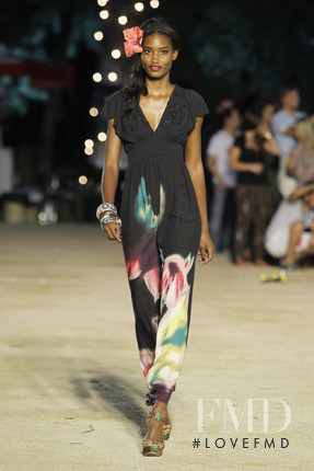 Melodie Monrose featured in  the Desigual fashion show for Spring/Summer 2013